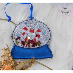 Stickdatei ITH - Schneekugel ITH blanko